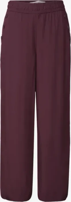 Street One High Waist Wide Leg Hose rustic rouge (Damen)
