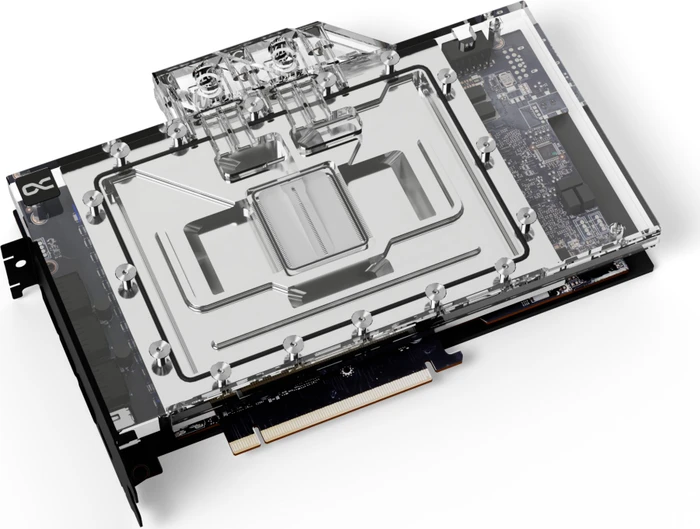 Alphacool Eisblock Aurora Acryl GPX-N NVIDIA RTX 4090 Aorus Master mit Backplate