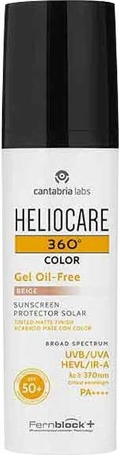 Heliocare 360° Gel oil-free Sonnengel beige LSF50+, 50ml