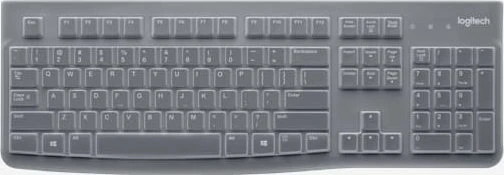 Logitech K120 Tastatur für Schulen, mit abnehmbarer Silikonhülle, USB, FR