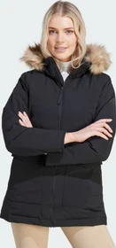 adidas Hooded Fur Mantel schwarz (Damen)