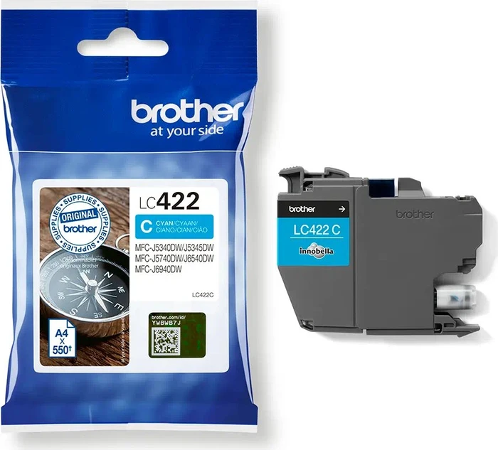 Brother Tinte LC422C cyan