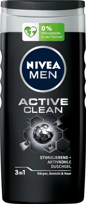 Nivea MEN Deep Active Clean Duschgel, 250ml