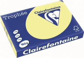 Clairefontaine Trophée Universalpapier matt hellgelb, A3, 160g/m², 250 Blatt
