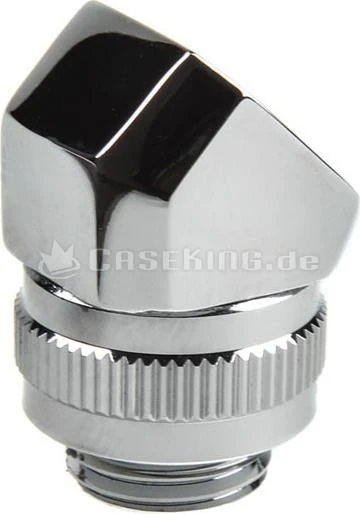 Phanteks Glacier Winkeladapter 45° G1/4" chrome