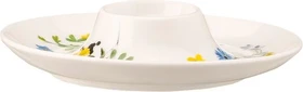 Rosenthal Brillance Bone China Fleurs des Alpes Eierbecher mit Ablage