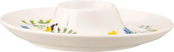 Rosenthal Brillance Bone China Fleurs des Alpes Eierbecher mit Ablage
