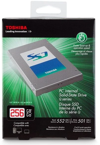 Toshiba Q-Series 256GB, 2.5" / SATA 6Gb/s