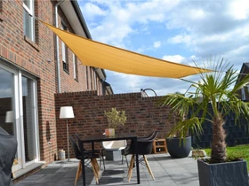 Floracord Viereck Sonnensegel 300x250cm weizen-beige