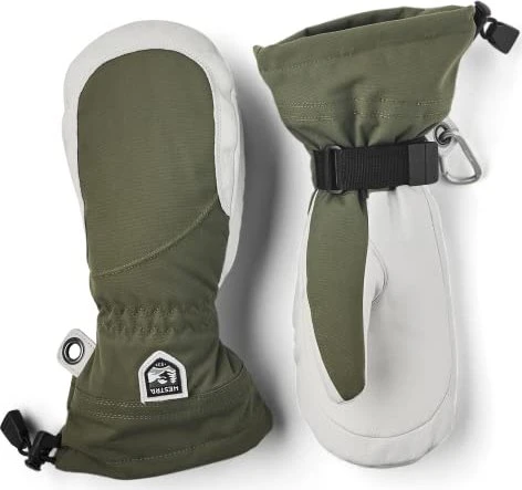 Hestra Heli Mitt Skihandschuhe olive/offwhite (Damen)