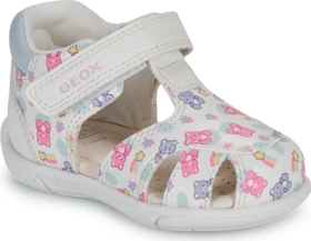 Geox Zapito Baby Girl white/light blue (Junior)