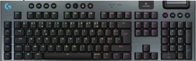 Logitech G915 X Lightspeed, schwarz, LEDs RGB, GL CLICKY, USB/Bluetooth, FR (920-012706)