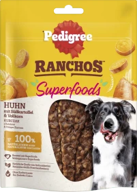 Pedigree Ranchos, Superfoods Huhn, mit Süßkartoffel & Vollkorn, 70g