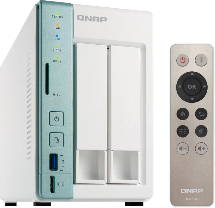 QNAP Turbo Station TS-251A-4G, 4GB RAM, 2x RJ-45 1000Base-T, 3x USB 3.0