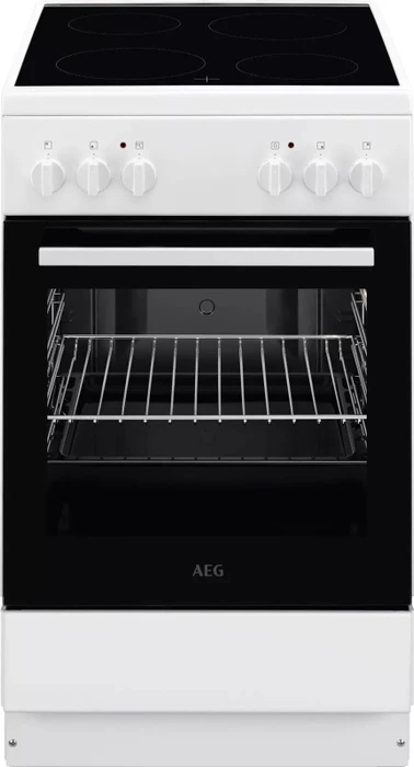 AEG Electrolux CCB50080BW Elektroherd mit Glaskeramik-Kochfeld