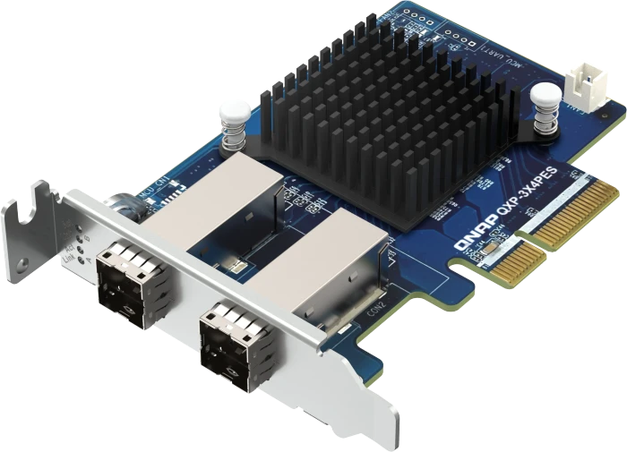 QNAP 2-port PCIe Gen3 x4 expansion card, 2x Mini SAS HD SFF-8644, PCIe 3.0 x4
