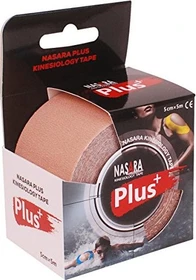 Nasara Kinesiology Tape Rolle 5cm x 5m beige