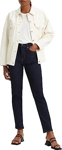 Levi's 724 High Rise Straight Jeans dark indigo rinse (Damen)
