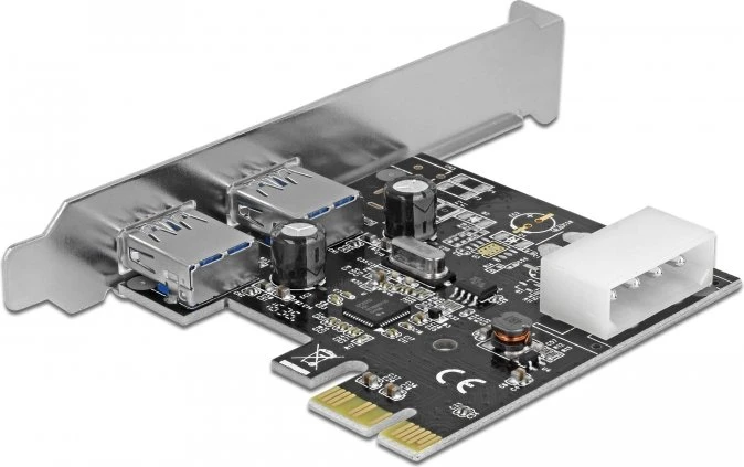 DeLOCK 2x USB 3.0, PCIe 2.0 x1