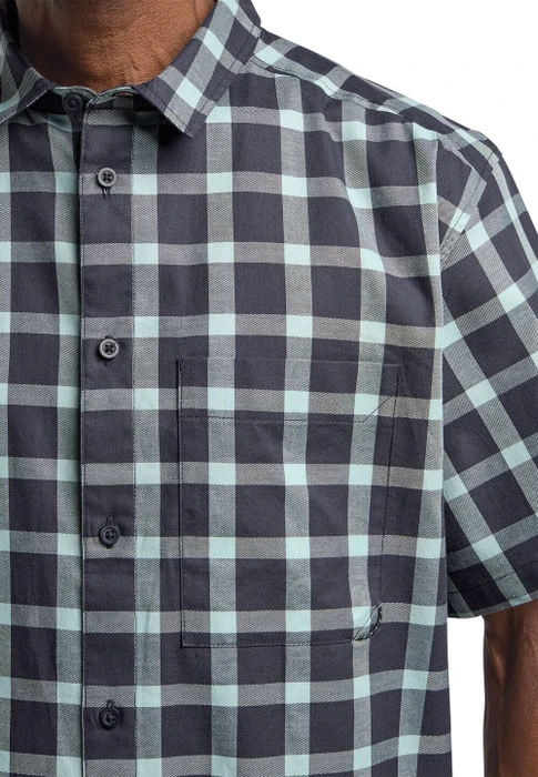 Jack Wolfskin Planalto Hemd kurzarm check dark navy (Herren)