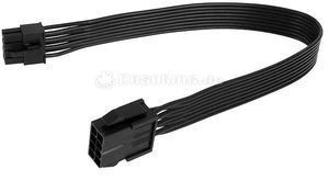 Cubitek Cubitek Black Cobra Series 8-Pin EPS12V Verlängerung 30cm, schwarz