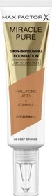 Max Factor Miracle Pure Skin-Improving Hydrating Foundation 82 deep bronze LSF30, 30ml