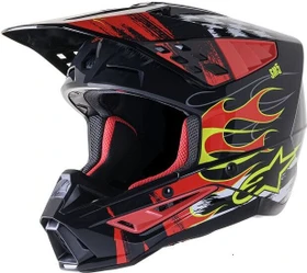 Alpinestars S-M5 Rash grau/rot/gelb