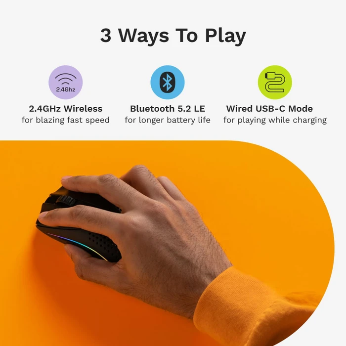 Glorious Model O 2 Mini Wireless schwarz matt, USB/Bluetooth