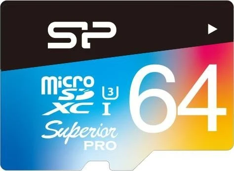 Silicon Power Superior Pro R90/W80 64GB, UHS-I U3, Class 10