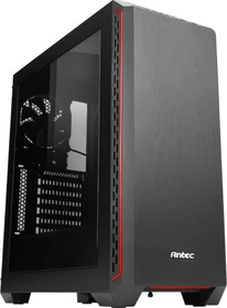 Antec P7 schwarz/rot, Acrylfenster