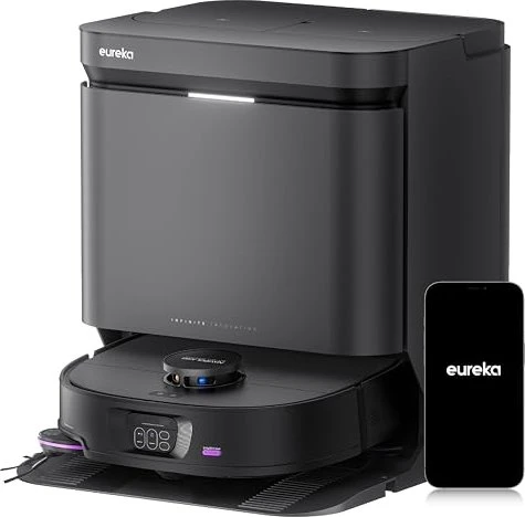 Eureka J15 Max Ultra Saug-/Wischroboter schwarz inkl. Absaug-/Reinigungsstation