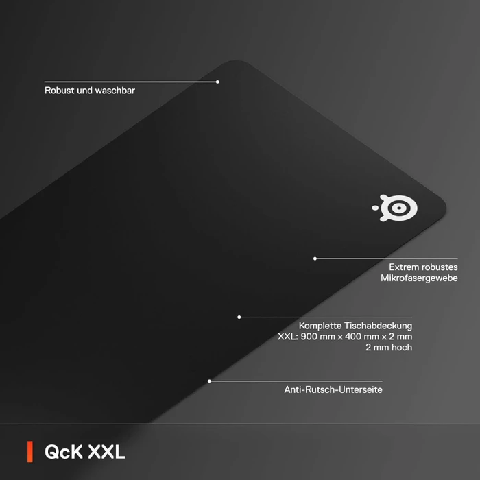 SteelSeries QcK XXL schwarz