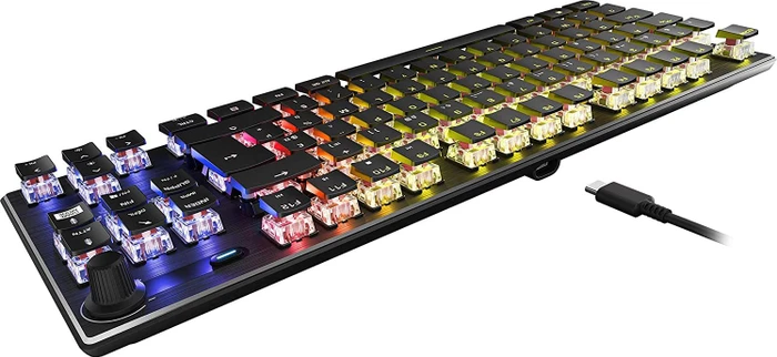 Roccat Vulcan TKL, LEDs RGB, schwarz, Titan SPEED, USB, FR