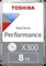Toshiba X300 Performance 8TB, 512e / 3.5" / SATA 6Gb/s, retail Vorschaubild