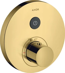Hansgrohe Axor ShowerSelect rund Thermostat mit 1 Ventilen polished gold optic