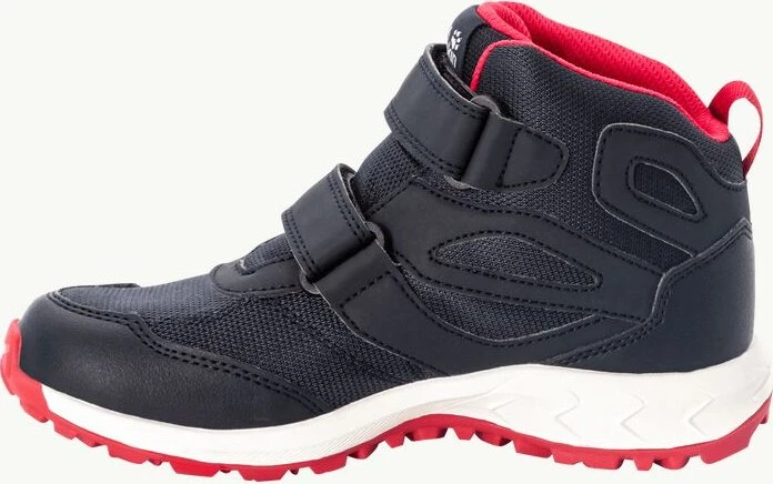 Jack Wolfskin Woodland Texapore Mid VC dark blue/rosa (Junior)