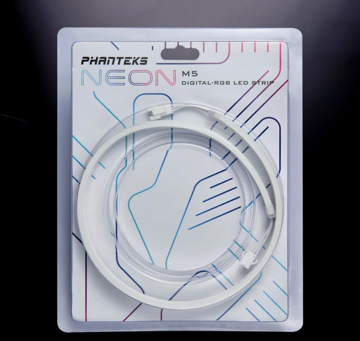 Phanteks Digital RGB Neon LED Kit, White, ARGB beleuchtet, 55cm, weiß