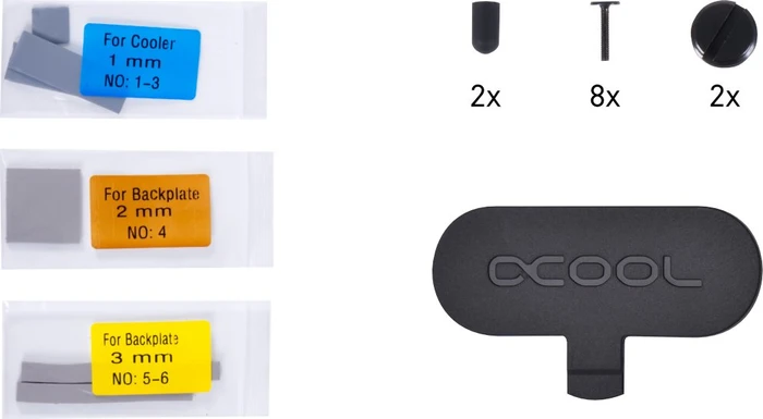 Alphacool Eisblock Aurora GPX-N Acryl Active Backplate RTX 3080/3090 Suprim X