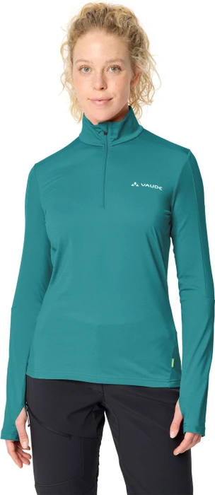 Vaude Livigno Halfzip II Fleece Funktionsshirt langarm fjord green (Damen)