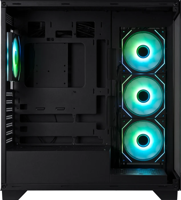 BitFenix CETO Premium Volcano version, Glasfenster