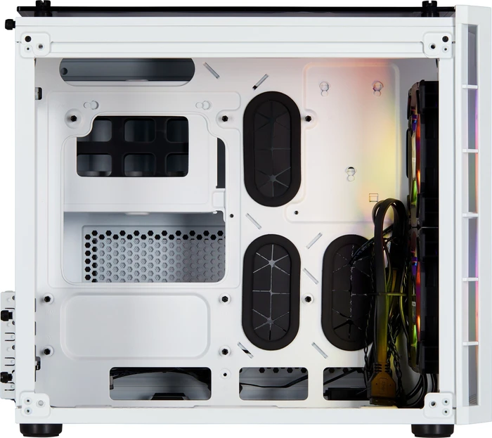 Corsair Crystal Series 280X RGB, weiß, Glasfenster