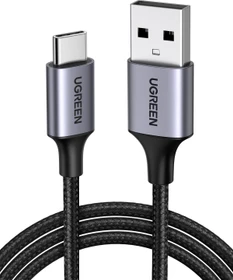Ugreen USB Adapterkabel, USB 2.0, 480Mb/s, USB-A [Stecker] auf USB-C [Stecker], 18W, schwarz, 2m (60128)