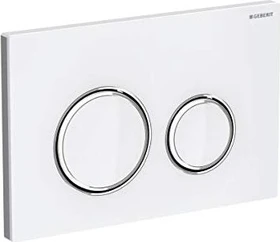 Geberit Sigma21 Betätigungsplatte weiß/verchromt
