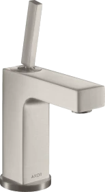 Hansgrohe Axor Citterio 110 Waschbeckenarmatur mit Ablauffernbedienung edelstahloptik