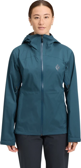 Black Diamond FineLine Stretch Rain Shell Funktionsjacke midnight blue (Damen)