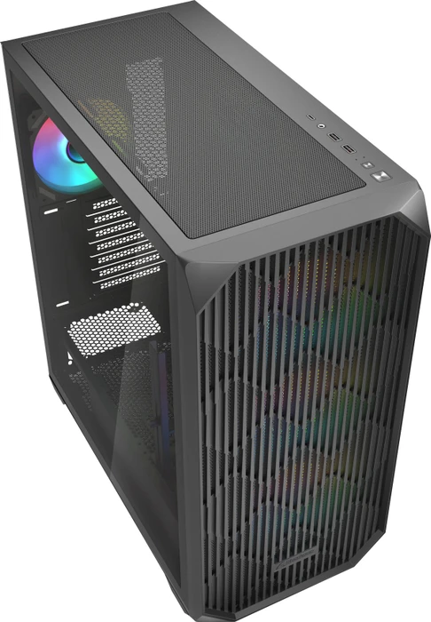 Sharkoon AK3 RGB Black, Glasfenster