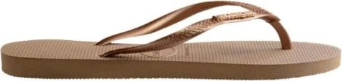 Havaianas Slim Logo Metallic bronze (Damen)