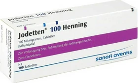 Jodetten 100 Henning Tabletten, 100 Stück