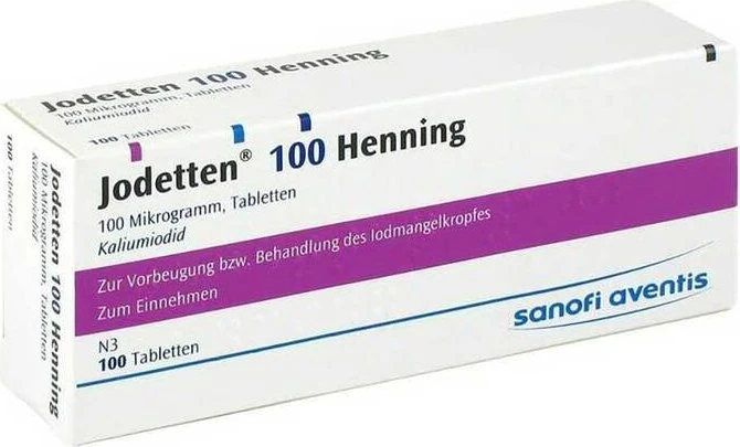 Jodetten 100 Henning Tabletten, 100 Stück