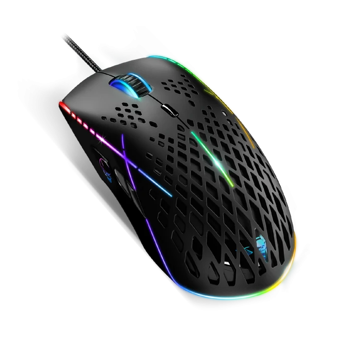 Spirit of Gamer Xpert-M100 RGB Lightweight Gaming Maus schwarz, USB